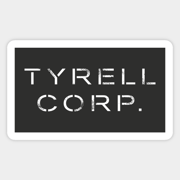 Tyrell Corp (distressed) Sticker by DCLawrenceUK